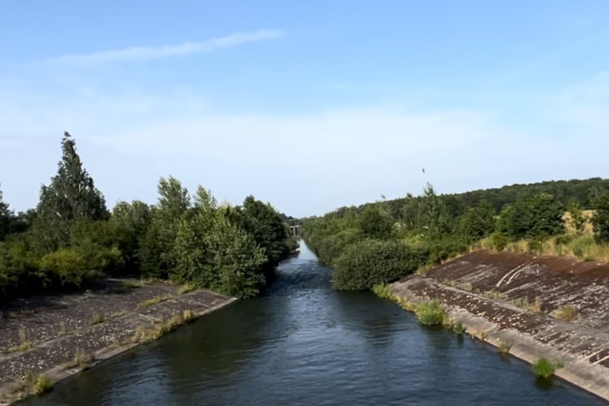 Rzeka Bystrzyca - początek trasy